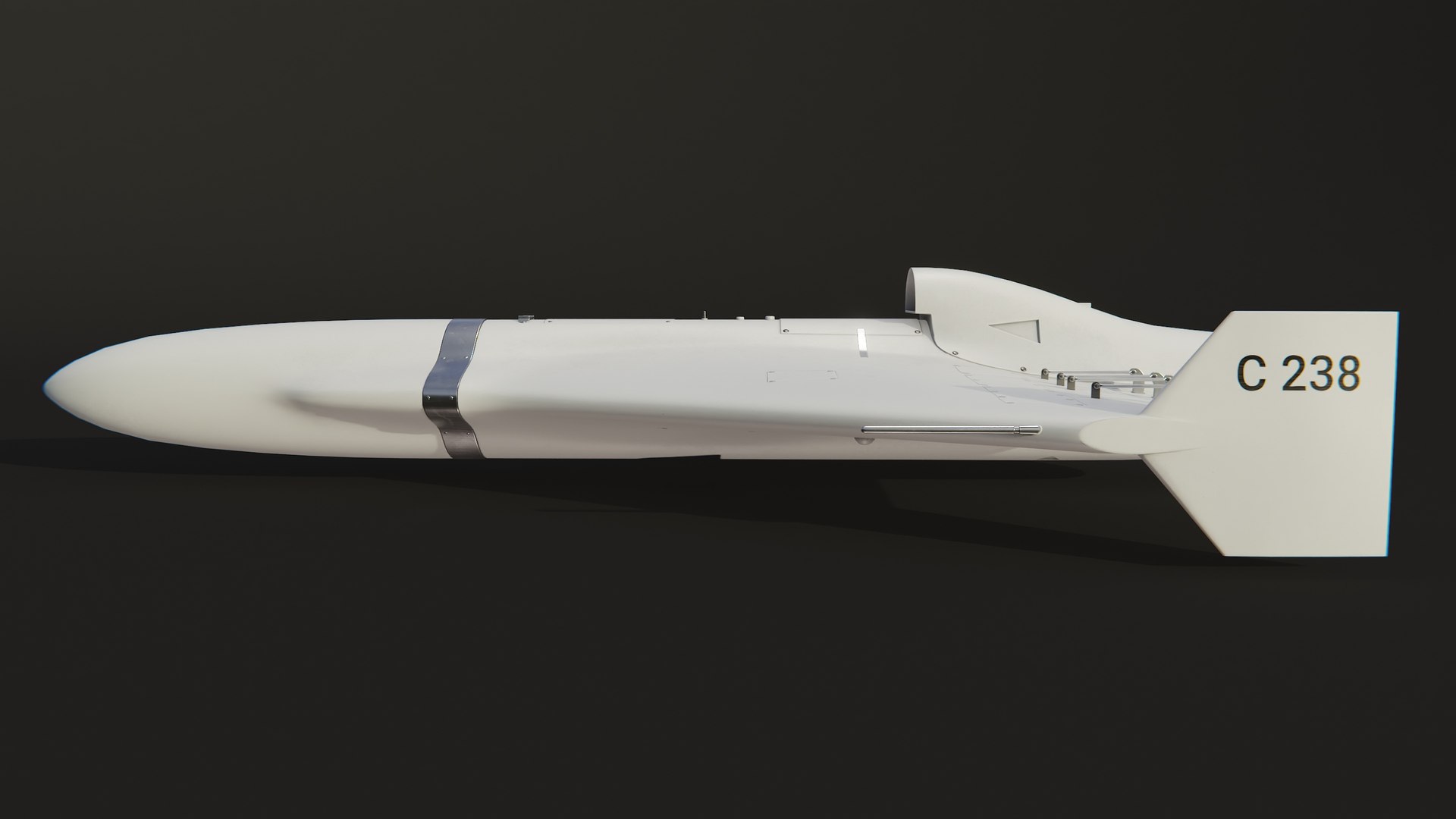 3D White Shahed 238 Jet HESA Iranian Kamikaze Drone Model - TurboSquid ...