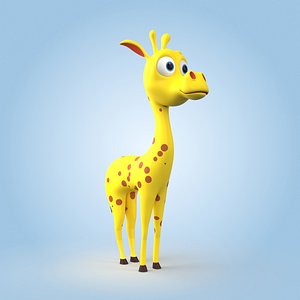 Baby Giraffe 3D model