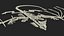 Dragon Skeleton in Unfolded State 3D