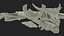 Dragon Skeleton in Unfolded State 3D