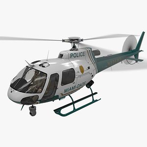 AS-350 Miami Dade Police Animated
