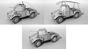 Panhard 178 collection 3D model