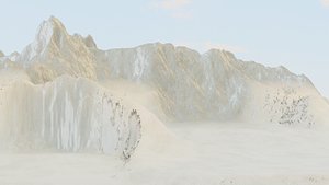 Mountain Terrain 1c 3D model