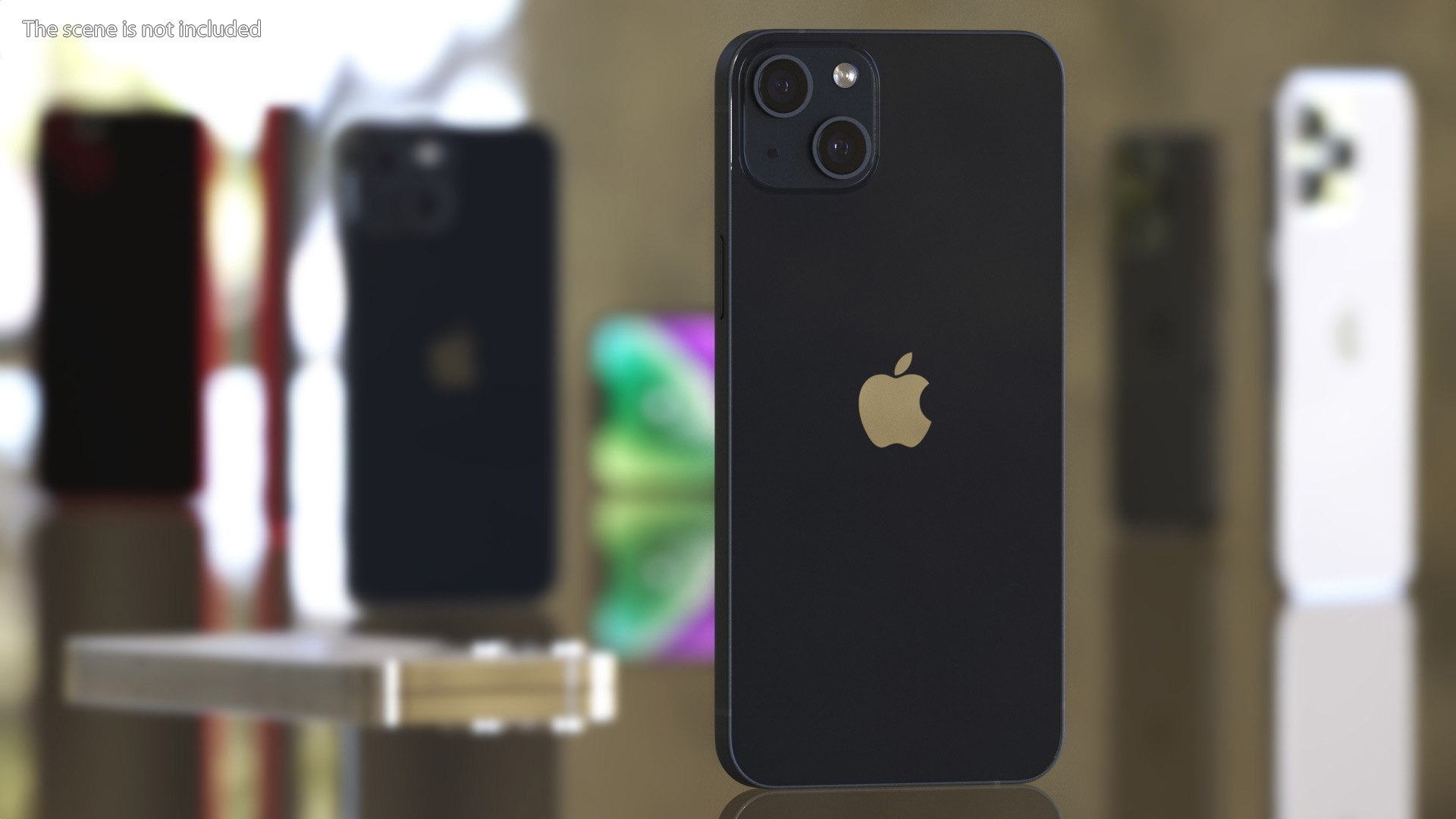 3D Apple iPhone 14 Plus Midnight - TurboSquid 1980603