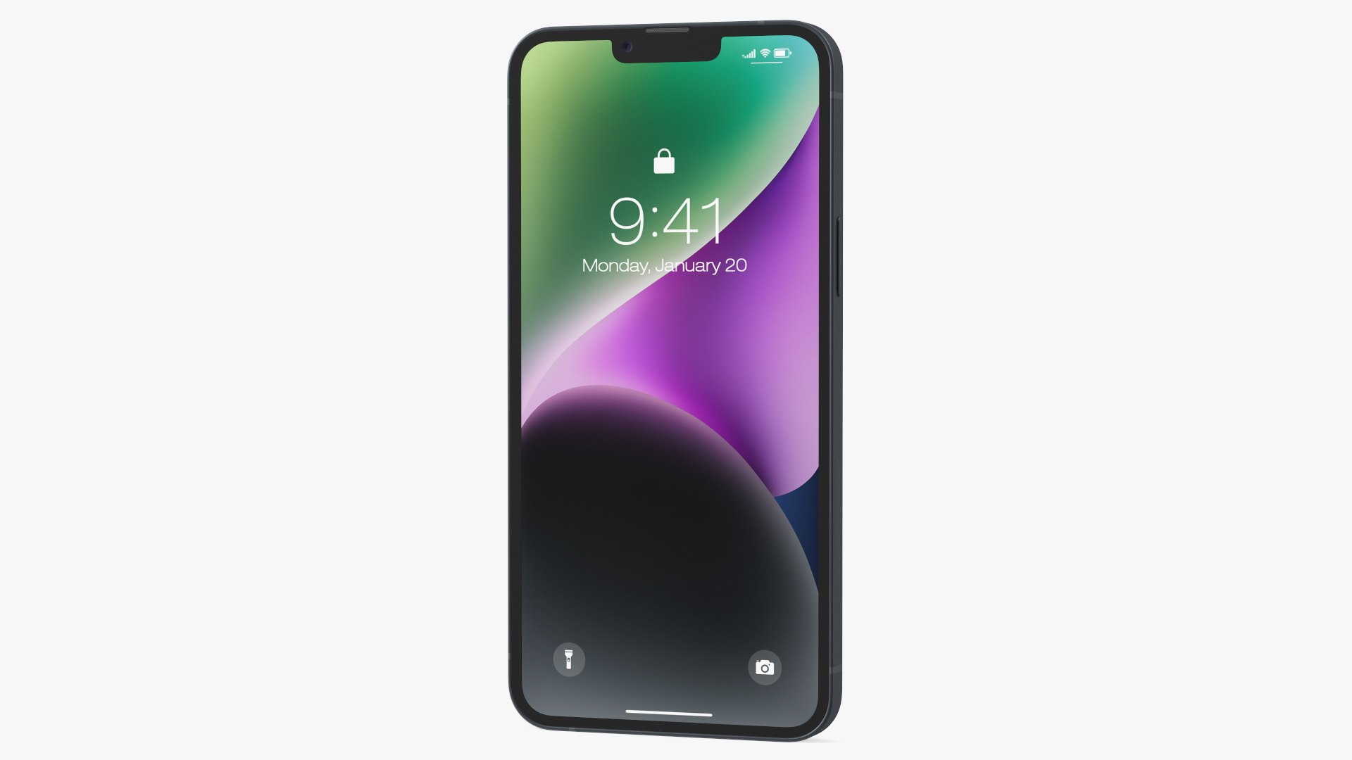 3D Apple iPhone 14 Plus Midnight - TurboSquid 1980603