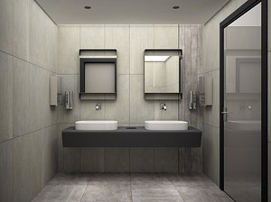 Bathroom - Restroom Scene