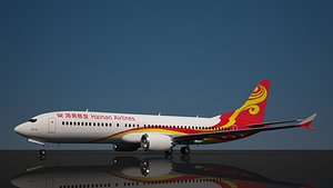 hainan airlines 737 8 3D model