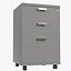 Rollbarer Aktenschrank