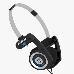 KOSS PortaPro headphones 3D model
