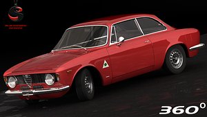 3d model alfa romeo gta 1965