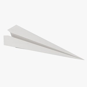 Paper Plane 01 3D model