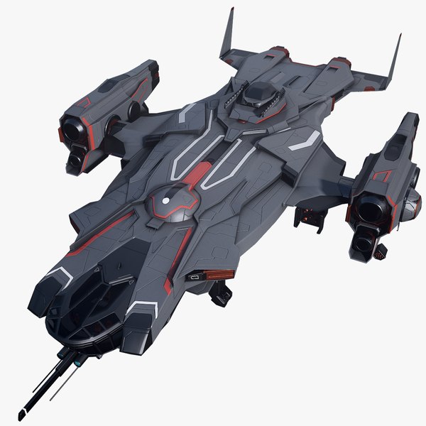 modelo 3d Nave espacial de crucero de ciencia ficción - TurboSquid 1478448