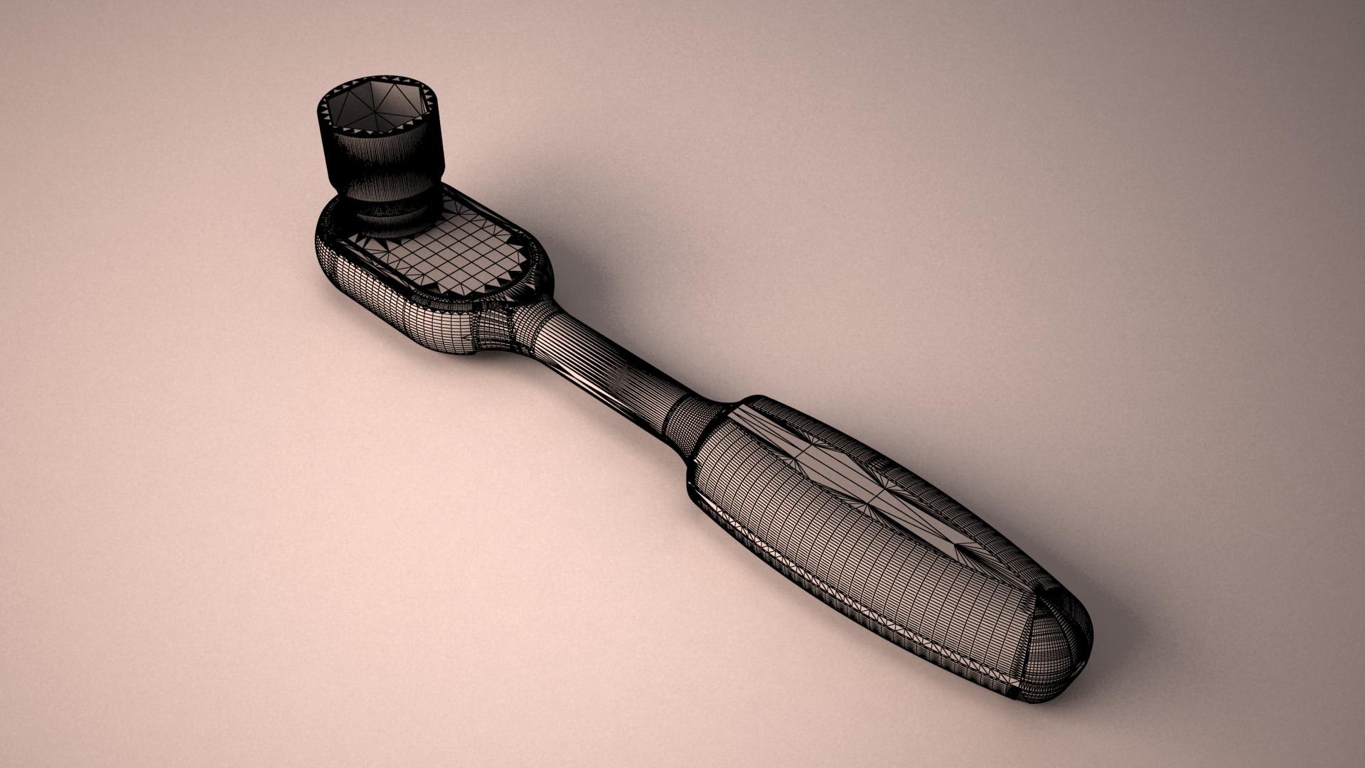 3D Ratchet Wrench Model - TurboSquid 2298218