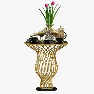 Coffee Table Gold Luxury款