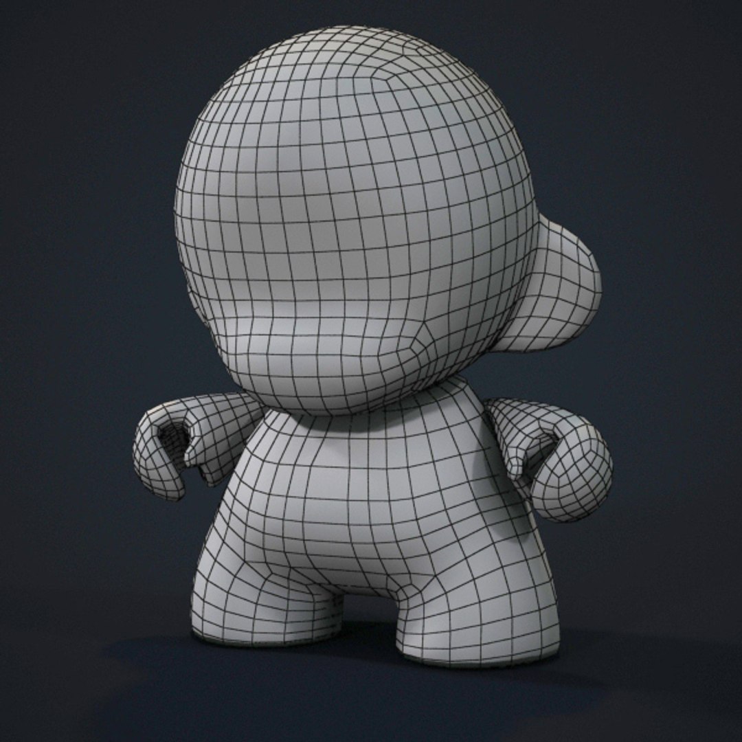 Muuny Vinyl Toy 3d Model