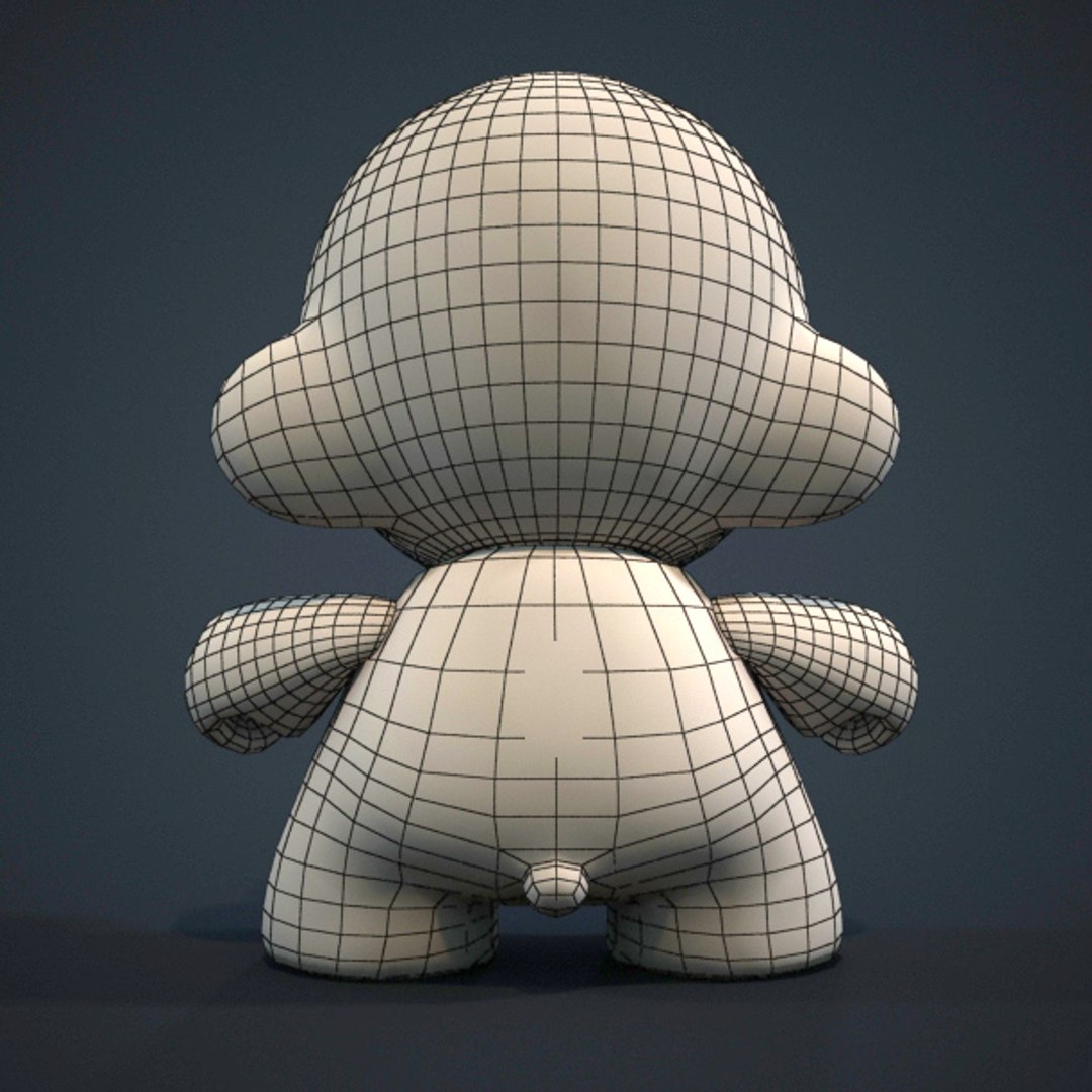 Muuny Vinyl Toy 3d Model