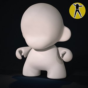 muuny vinyl toy 3d model