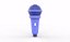 Modèle 3D low-poly de microphone