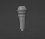 Modèle 3D low-poly de microphone