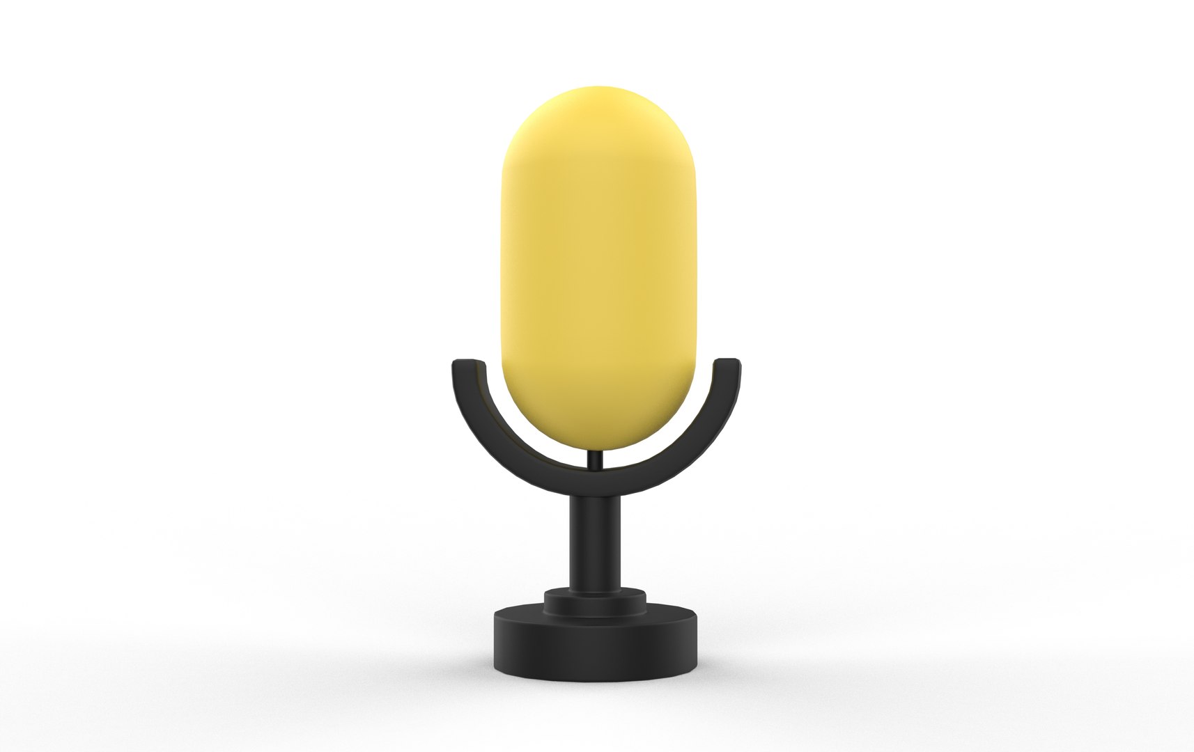 Microphone Low-poly 3D Model 3D Model - TurboSquid 2333672