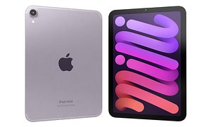 3D model Apple iPad Mini 2024 Purple