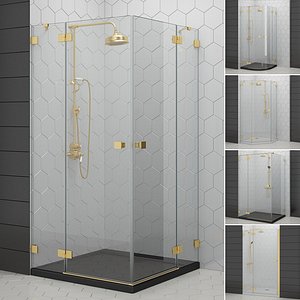 3D cabin showers radaway  model