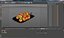 Silver Tray with Apples 3D Model