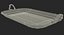 Silver Tray with Apples 3D Model