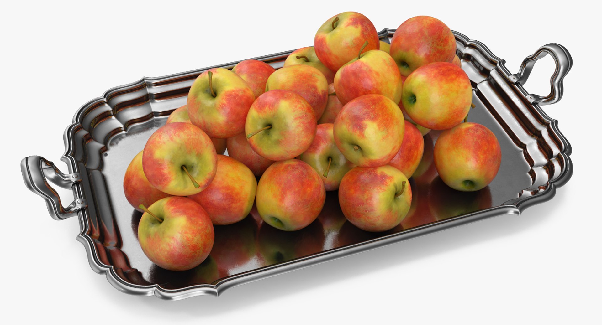 silver tray apples model https://p.turbosquid.com/ts-thumb/UZ/DDshZg/nERgjNsz/silvertraywithapplesmb3dmodel004/jpg/1531665125/1920x1080/fit_q87/43aa9b9f720ba49c41b8aabf87bd06f6940a4d6f/silvertraywithapplesmb3dmodel004.jpg