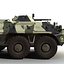 BTR 80 Rigged 3D Model