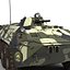 BTR 80 Rigged 3D Model