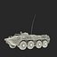 BTR 80 Rigged 3D Model