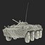 BTR 80 Rigged 3D Model