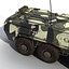 BTR 80 Rigged 3D Model