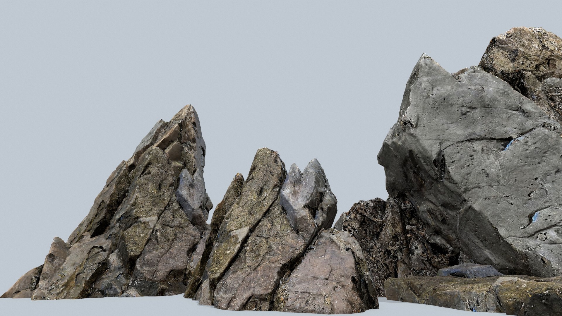 Cliff Rocks 3D Model - TurboSquid 2212910