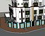 Sketchup Doppelvilla Design 1076 qm