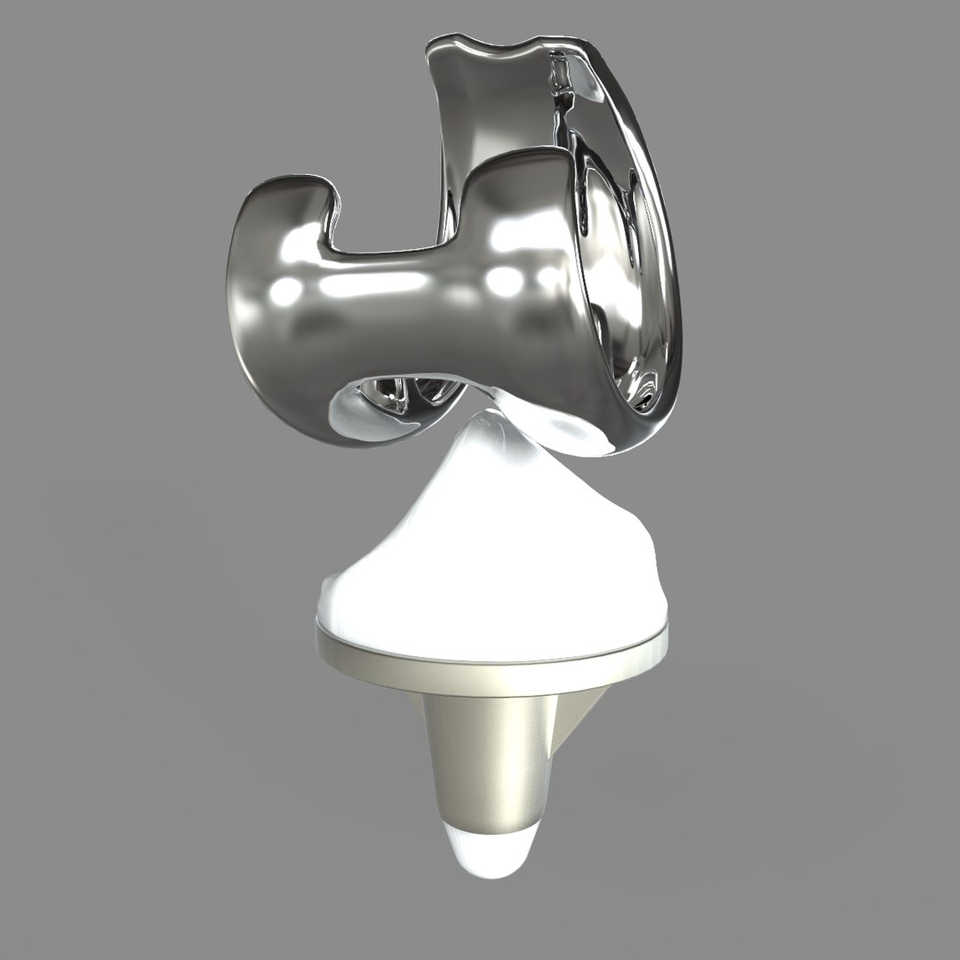3D Knee Replacement Model TurboSquid 1520233