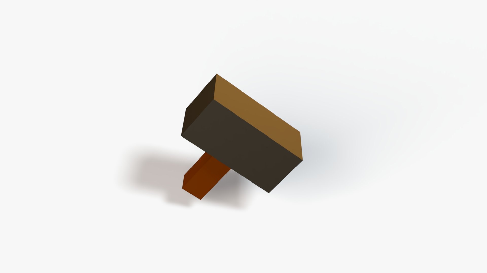 3D Minecraft Hammer Rig - TurboSquid 2477714