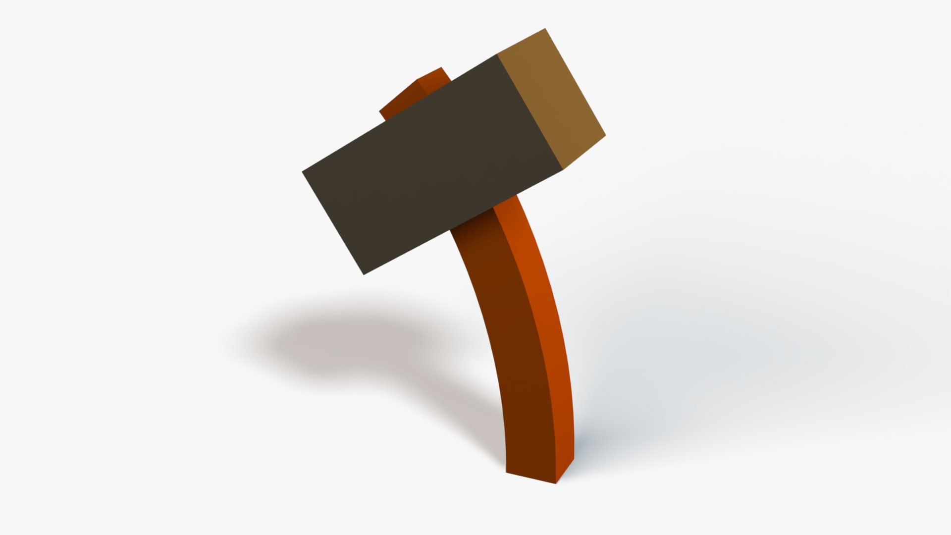 3D Minecraft Hammer Rig - TurboSquid 2477714