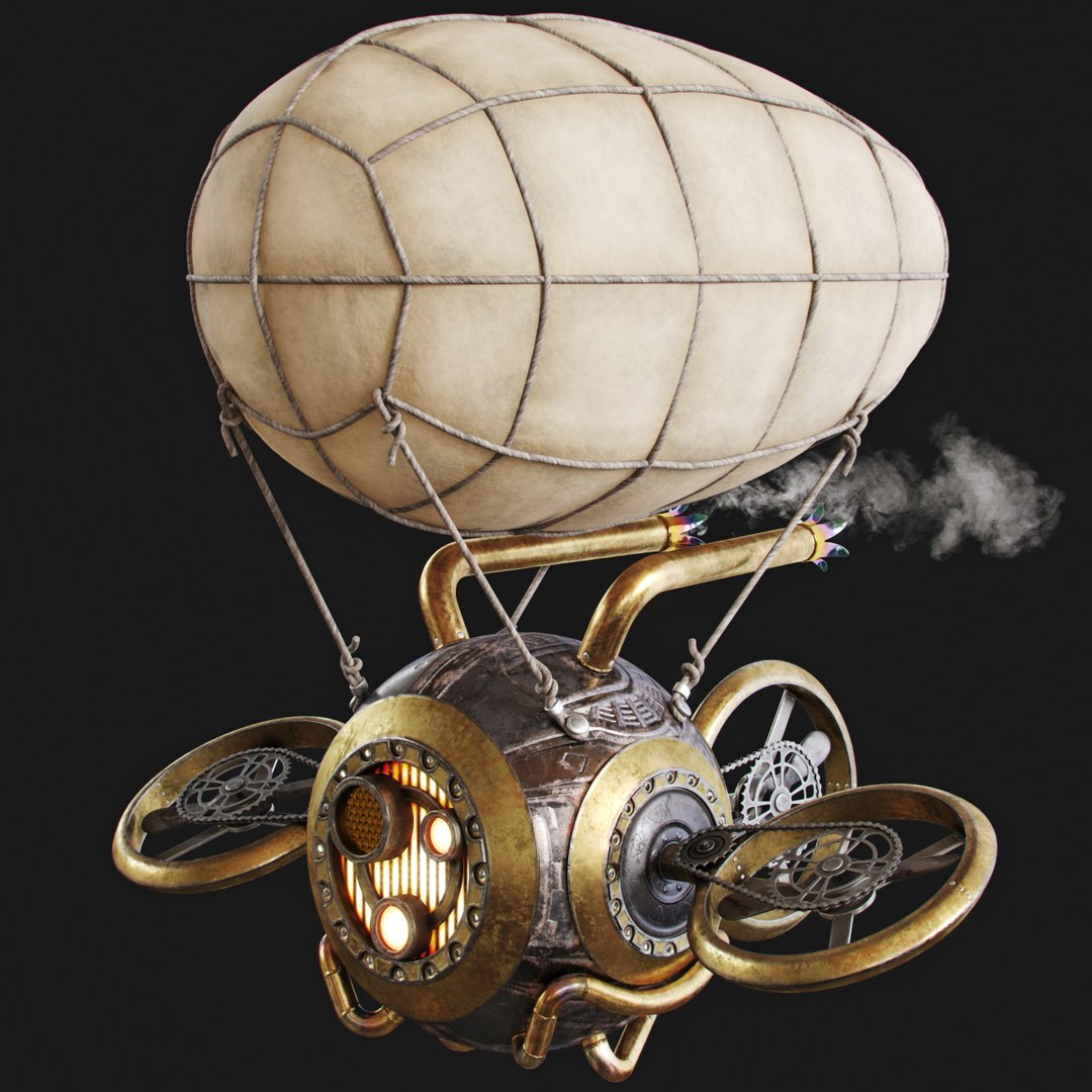 3D Steampunk Drone Dron - TurboSquid 1543832