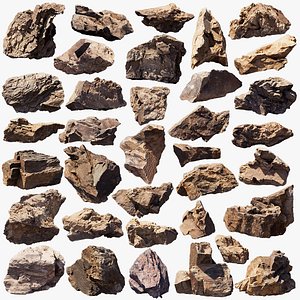 Essential 3D Scanned Rocks Collection StemCell