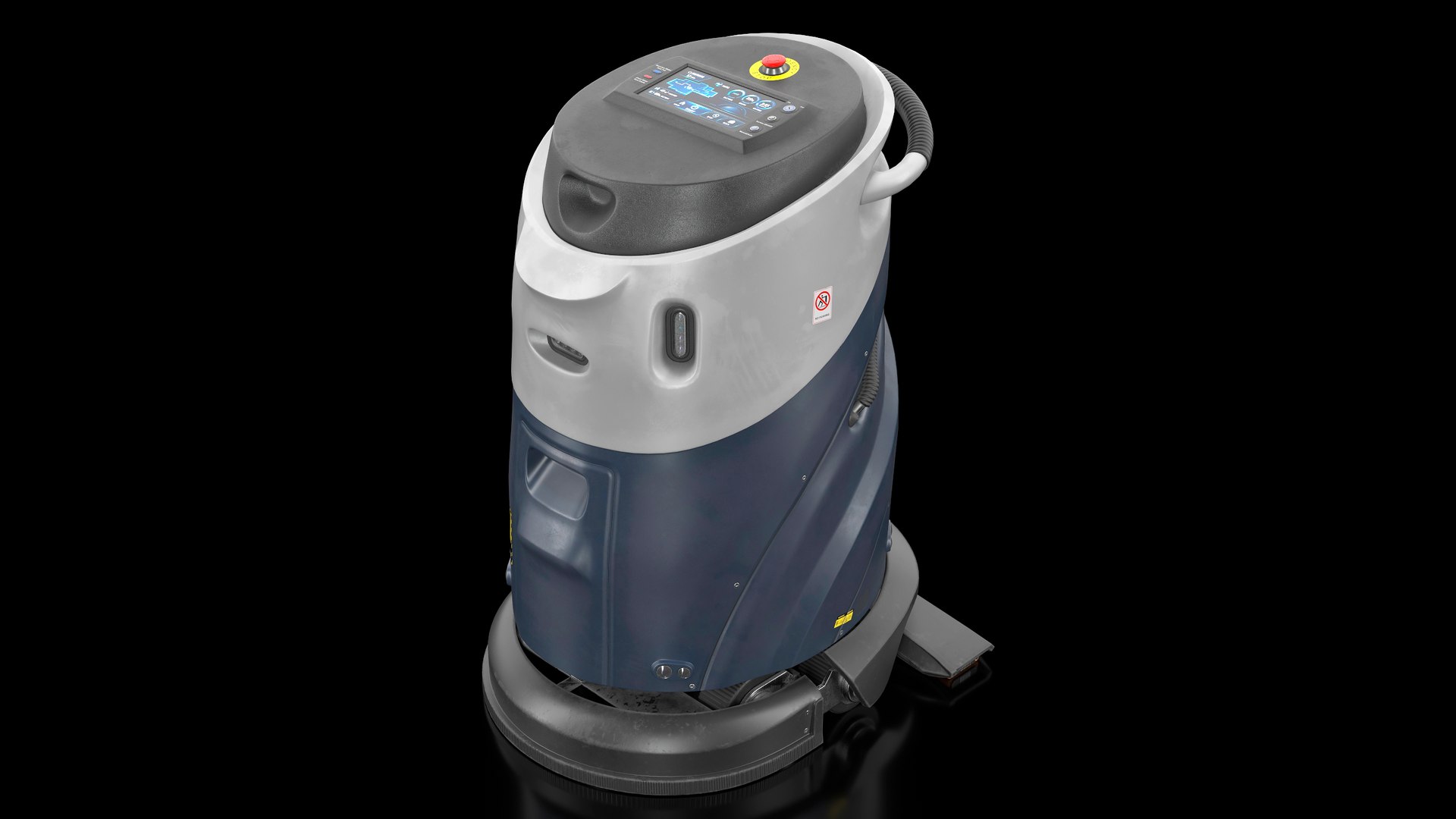 Floor Cleaner Robot PBR 3D model https://p.turbosquid.com/ts-thumb/UZ/aFNiXh/HB/3ps/jpg/1772210013/1920x1080/fit_q87/83790bfa1a4f8d89638ee658d4cf0f0ccbd52953/3ps.jpg
