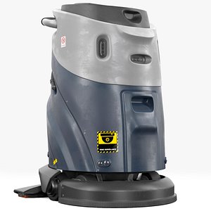 Floor Cleaner Robot PBR 3D model
