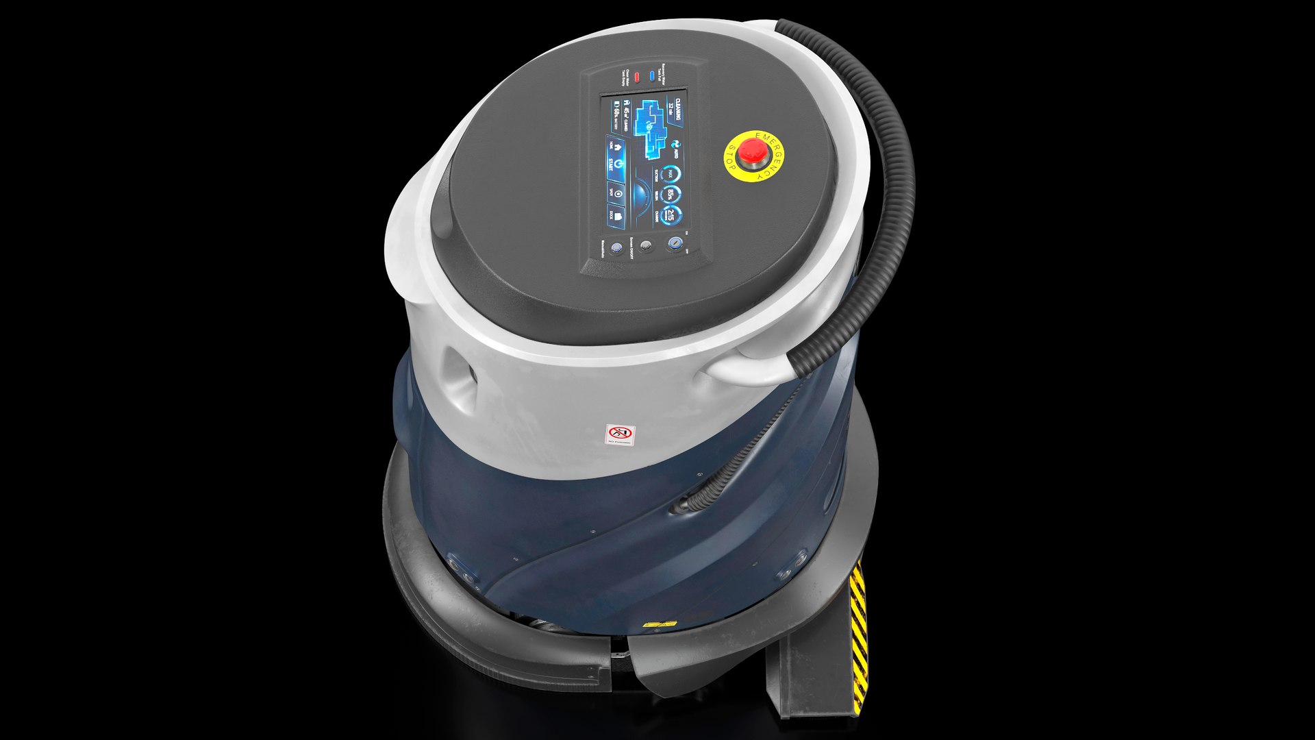 Floor Cleaner Robot PBR 3D model https://p.turbosquid.com/ts-thumb/UZ/aFNiXh/dG/9ps/jpg/1772210016/1920x1080/fit_q87/fd23aec71ab46e9cf59bb7a339deca78b55917b3/9ps.jpg