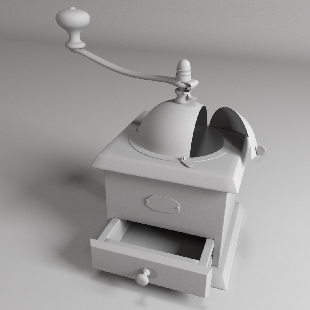 Vintage Coffee Grinder 3D Model - TurboSquid 1901410