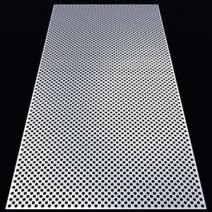Perforated panel with 38 percent opening 25O50