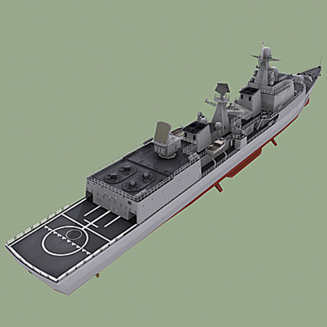 3d Type 051c Luzhou Class Model