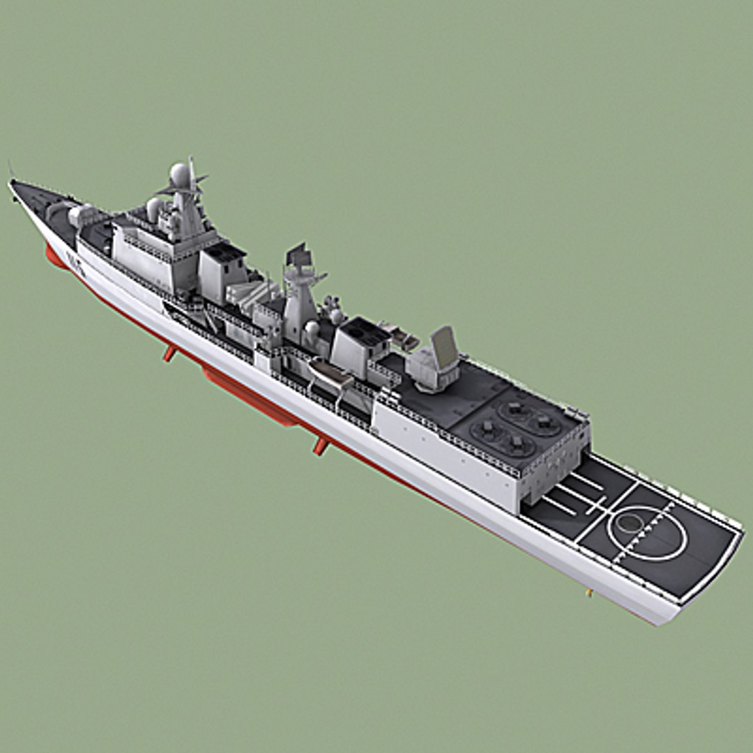 3d Type 051c Luzhou Class Model