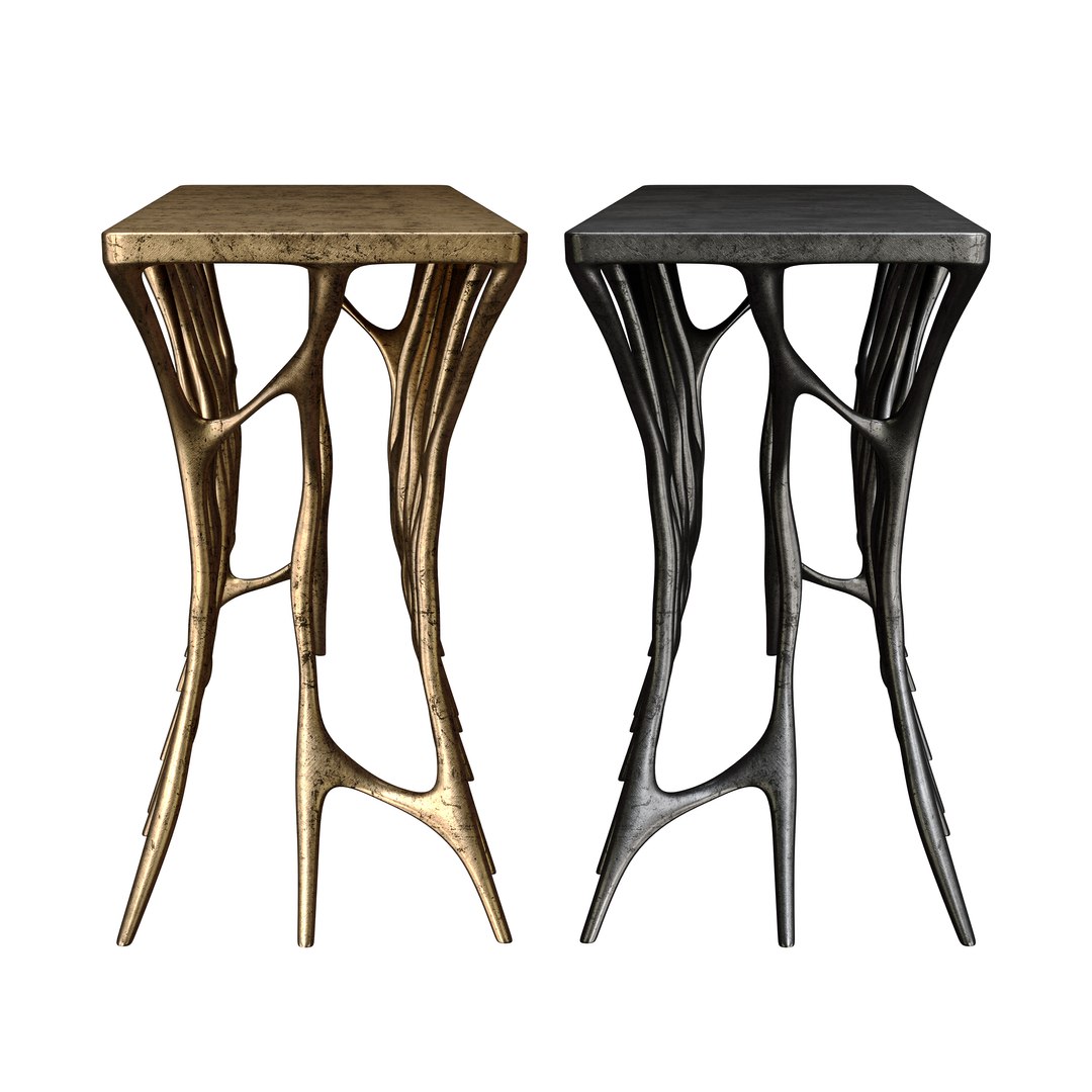 Layla Grayce Aldrich Console Table 3D - TurboSquid 2175407