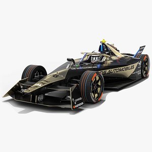 DS Racing Formula E Team 2024 Gen3 Race Car 3D model